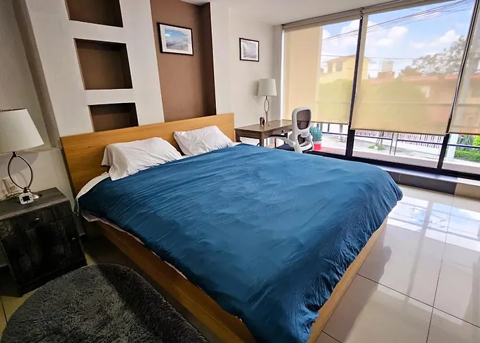 Apartment S04 King Premium Tec Cem Con Cocineta Wifi Balcon Parking Terraza Mexico City